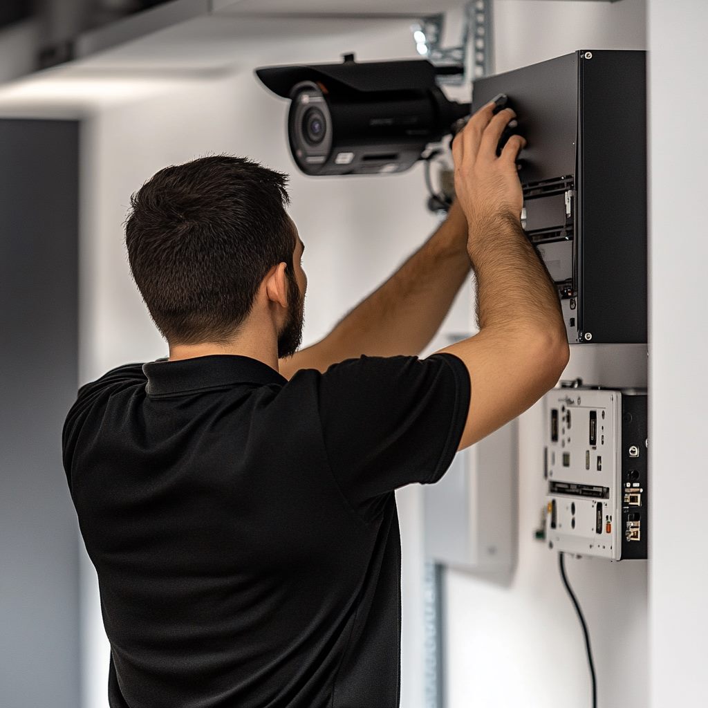Installation einer Videoüberwachung